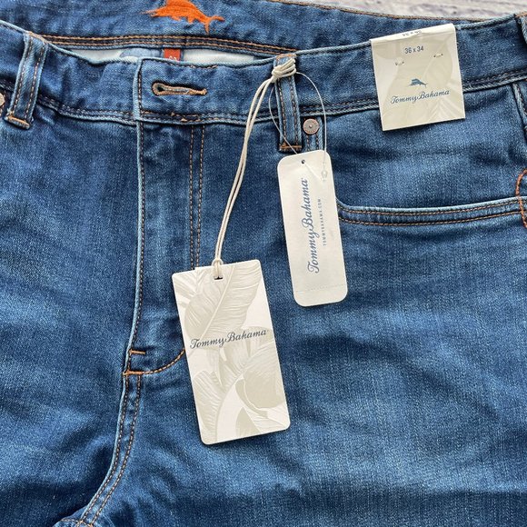 Tommy Bahama Boracay Jeans - Med Indigo Wash - Picture 6 of 11